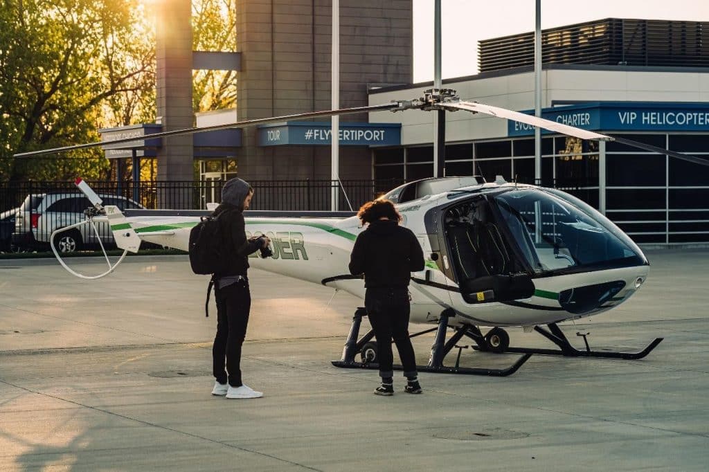 UHNW family owning a helicopter